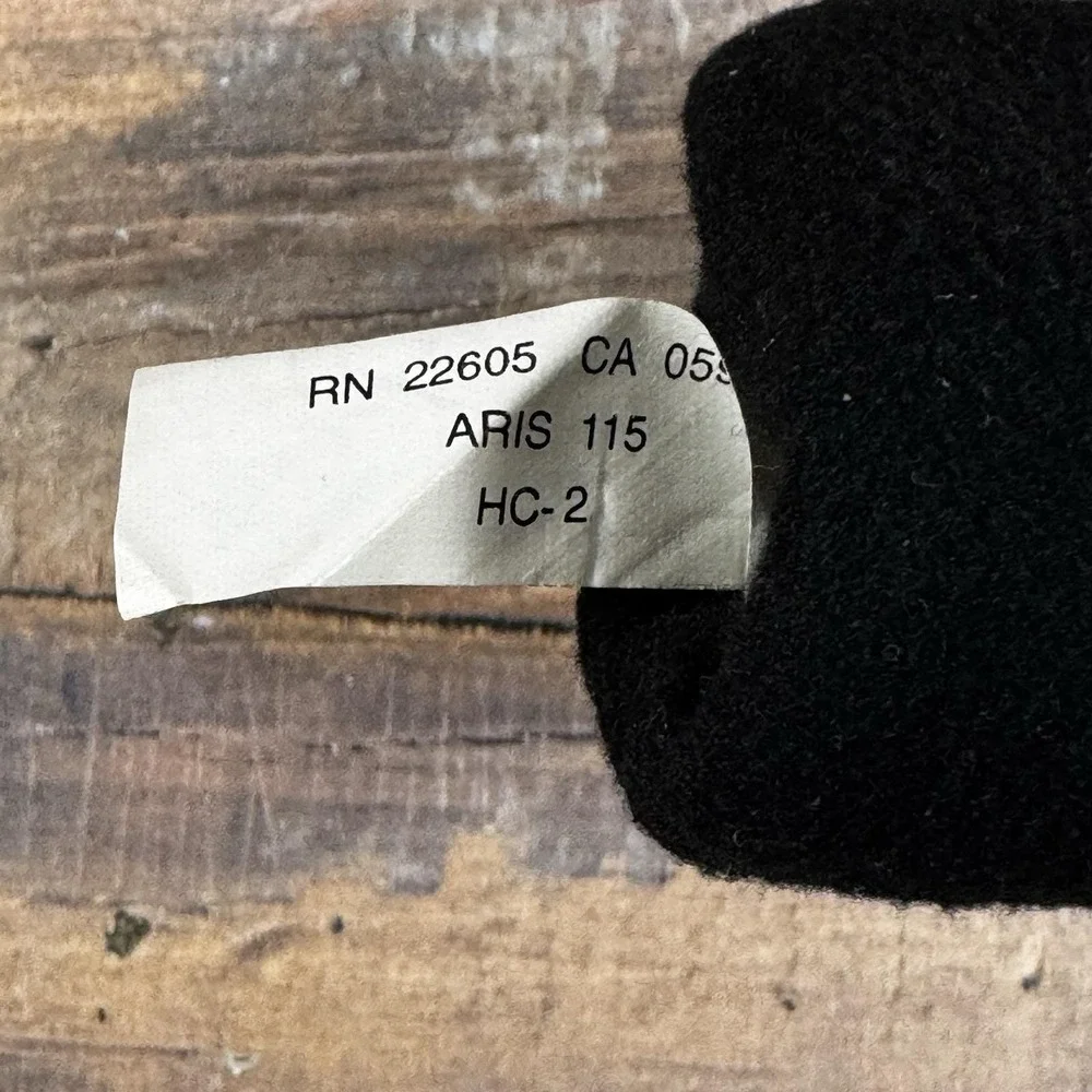 Vintage Aris 115  Brown Leather Gloves Polyester‎ Lined Size 6.5 to Wrist 1960s